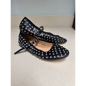 NWOT House of Harlow 1960 Crystal Studded Mary Jane Ballet Flats size 9